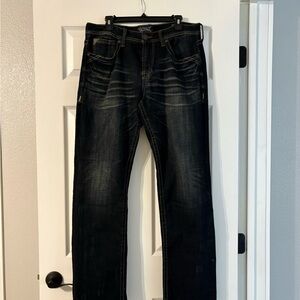 Men's Relaxed Fit Jeans in Dark Indigo